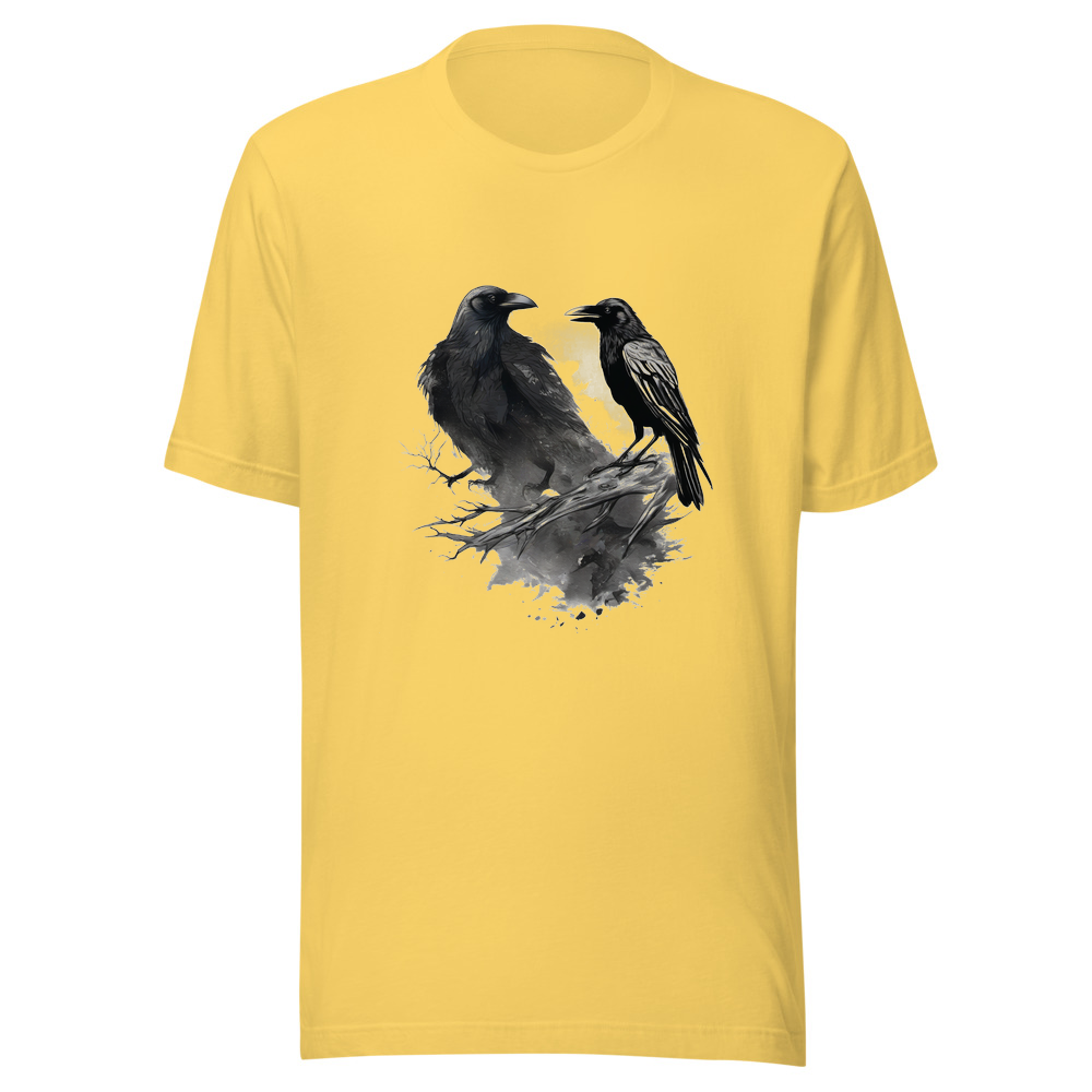 Yellow T-Shirt with print art