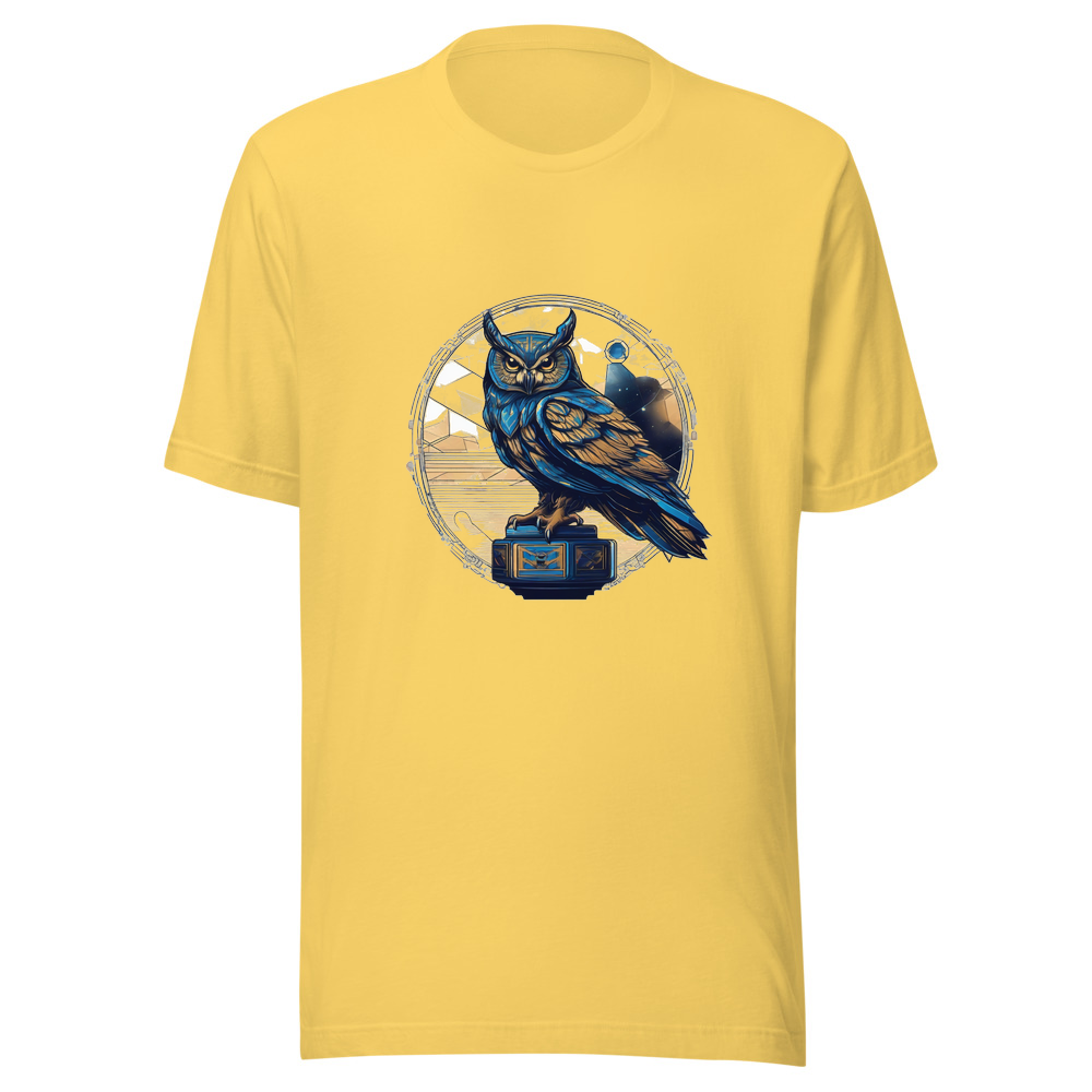 Yellow T-Shirt with print art
