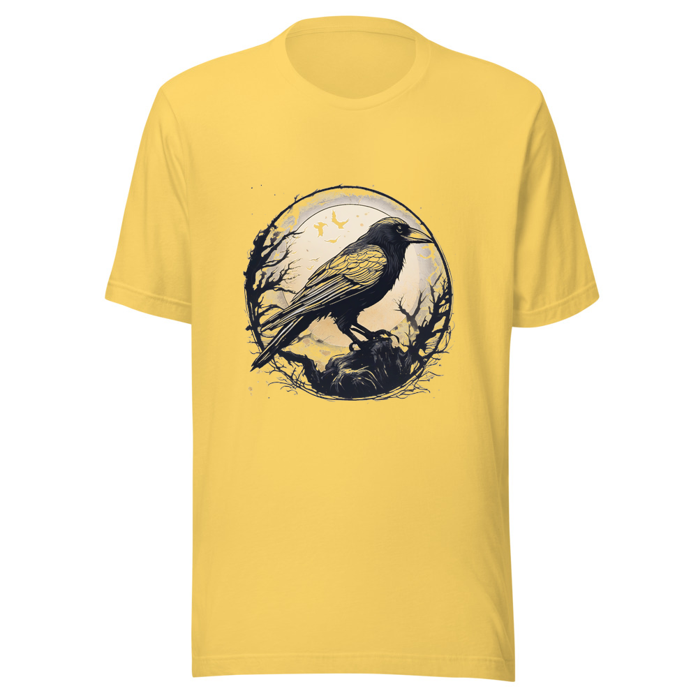 Yellow T-Shirt with print art