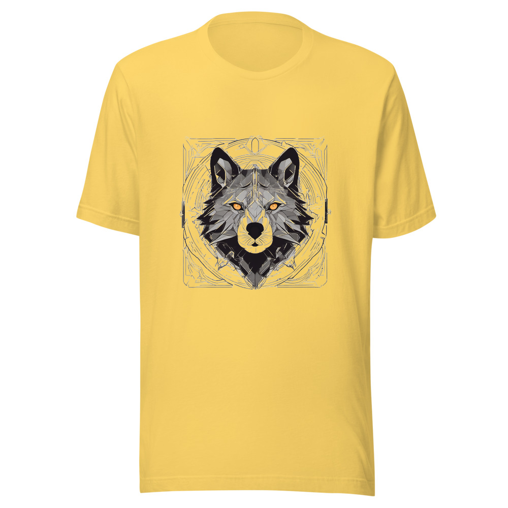 Yellow T-Shirt with print art