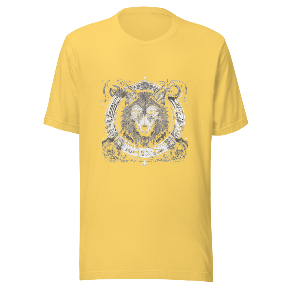 Yellow T-Shirt with print art
