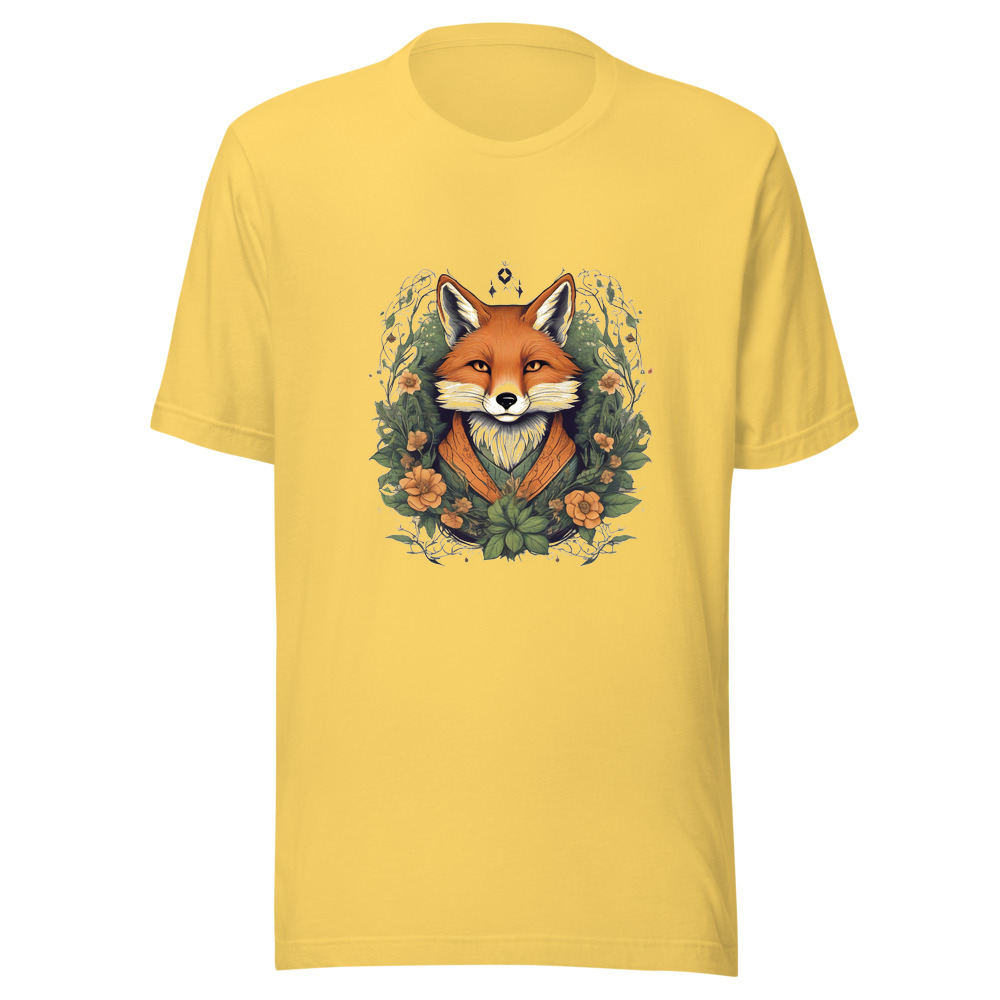 Yellow T-Shirt with print art