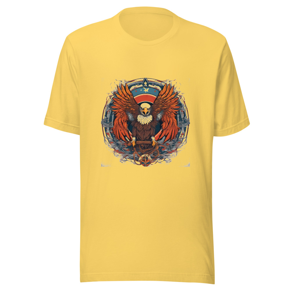 Yellow T-Shirt with print art