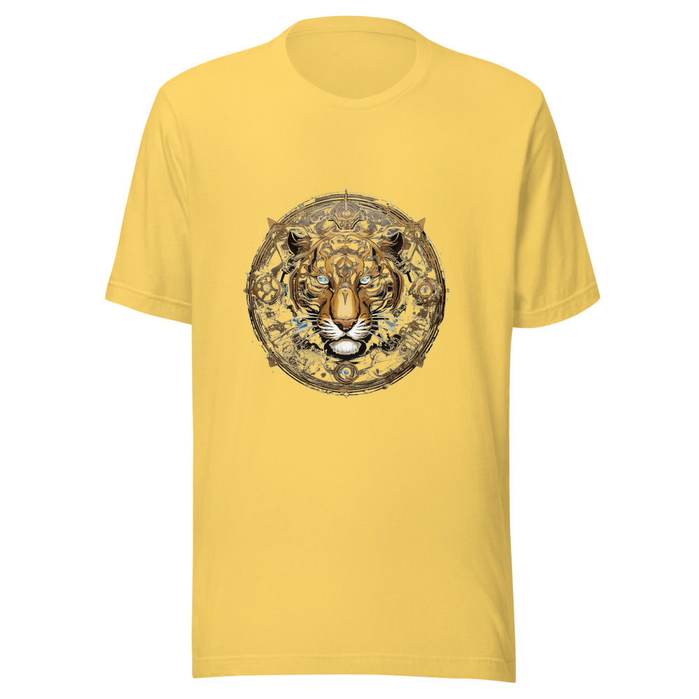Yellow T-Shirt with print art