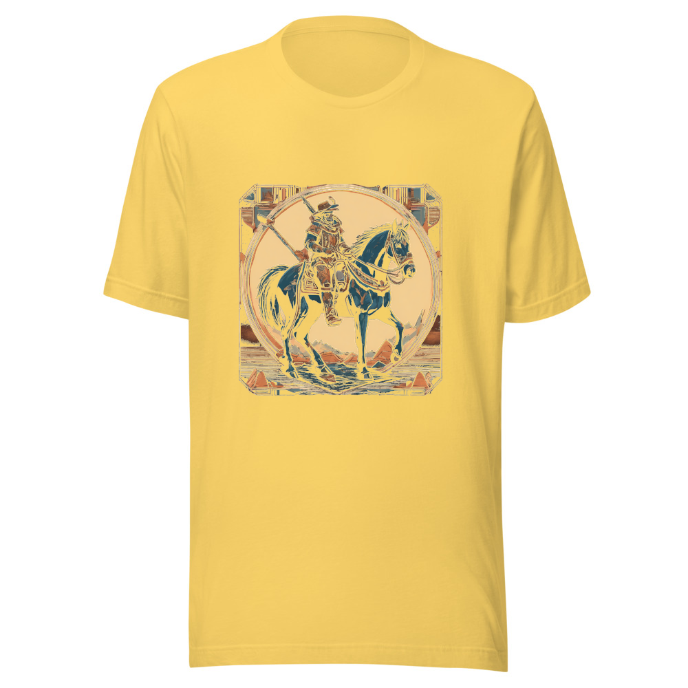 Yellow T-Shirt with print art