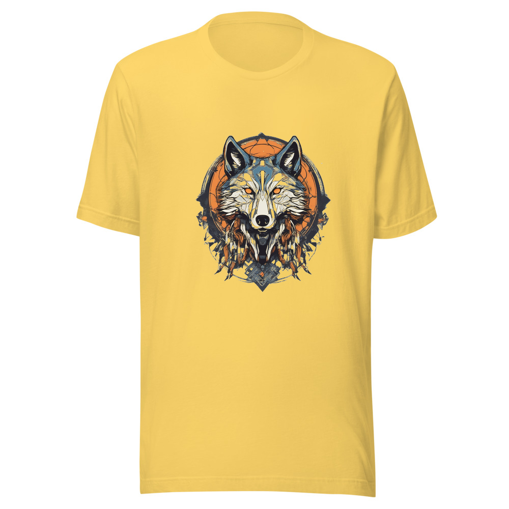 Yellow T-Shirt with print art
