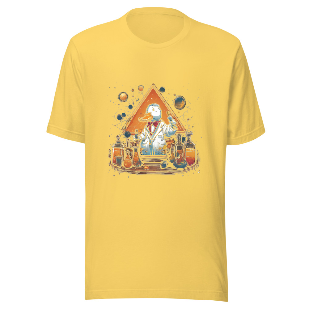 Yellow T-Shirt with print art