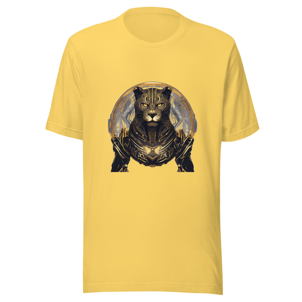 Yellow T-Shirt with print art