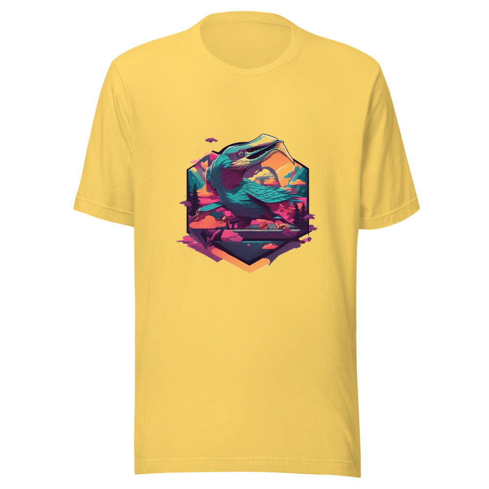 Yellow T-Shirt with print art