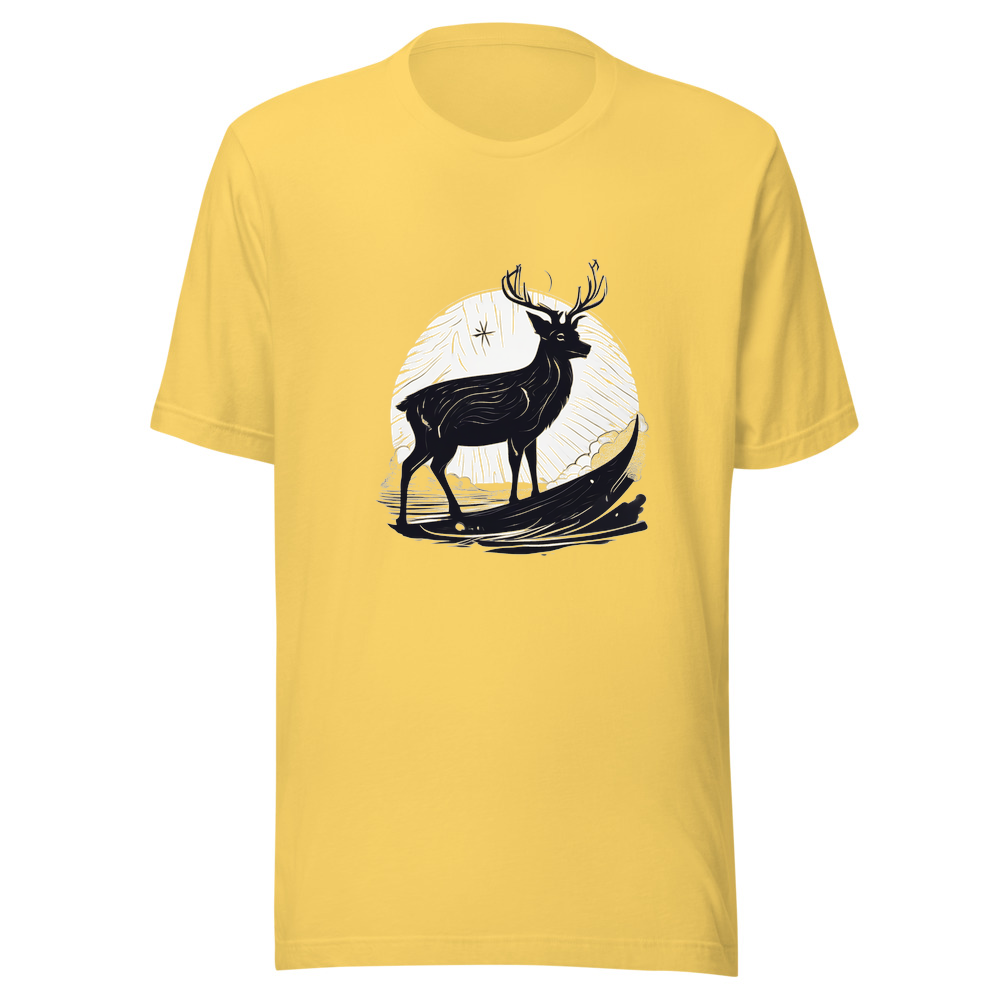 Yellow T-Shirt with print art
