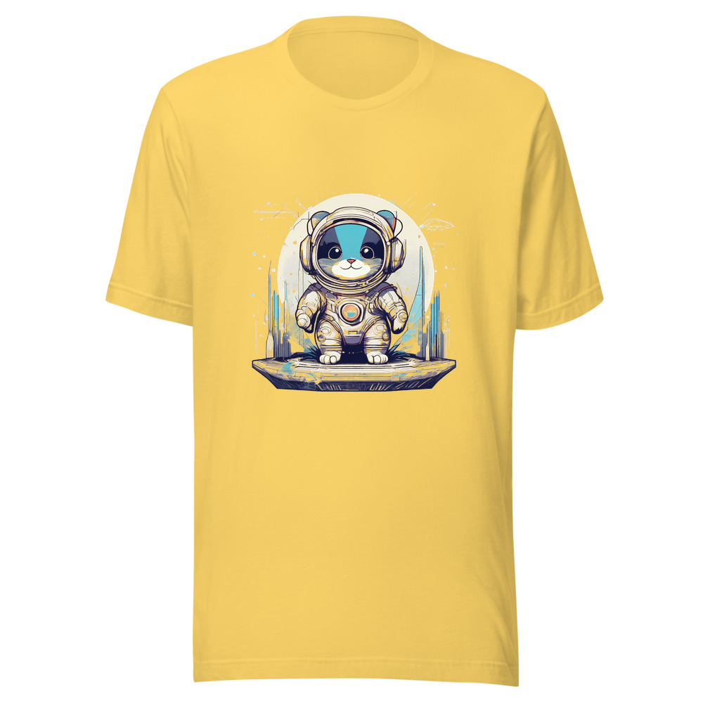 Yellow T-Shirt with print art