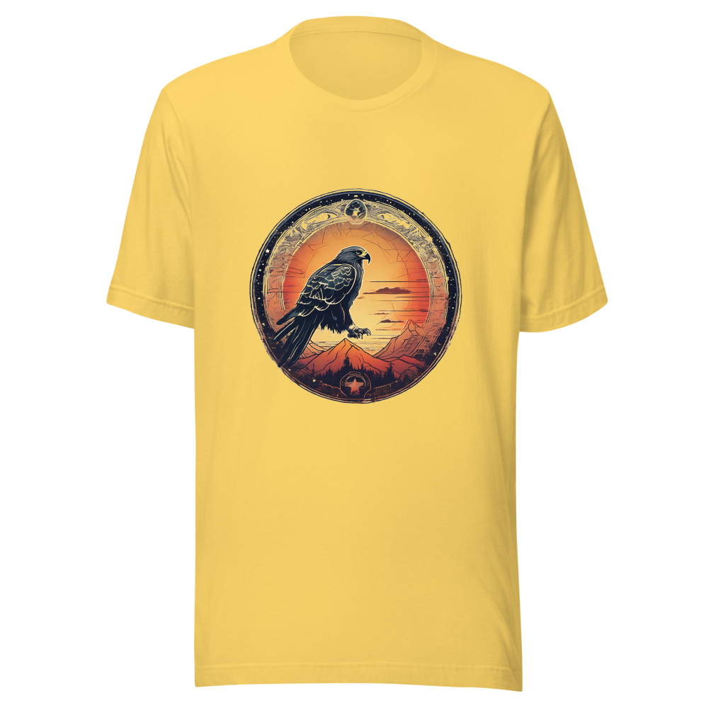 Yellow T-Shirt with print art