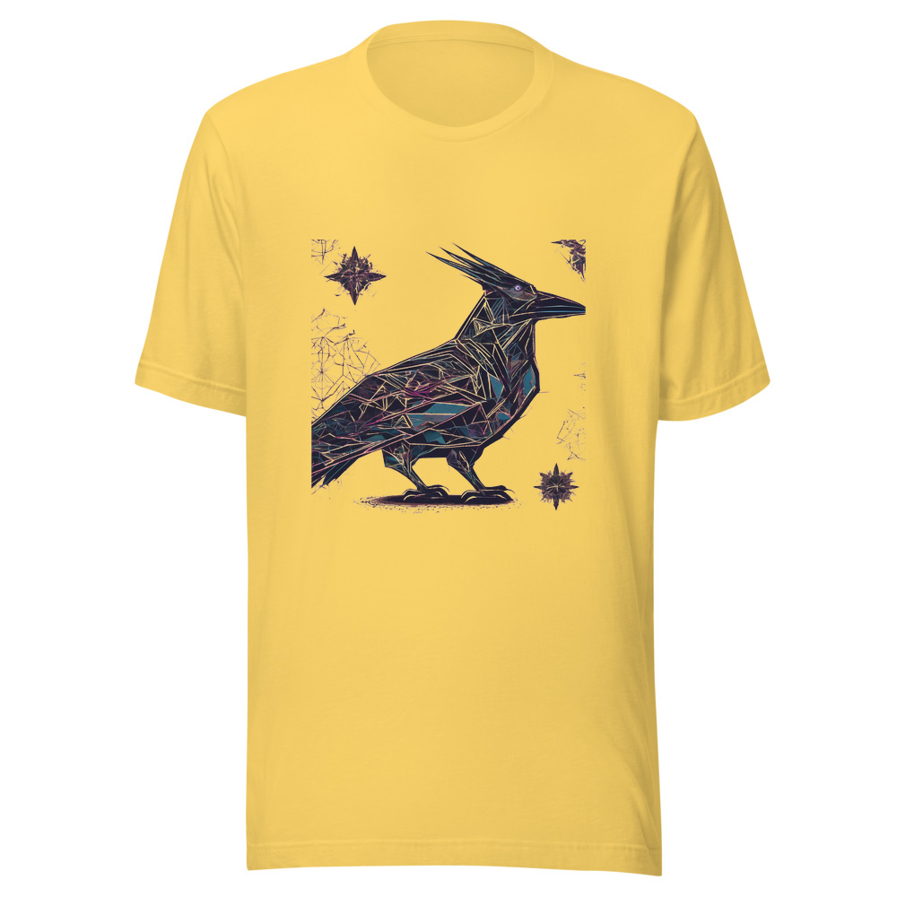 Yellow T-Shirt with print art