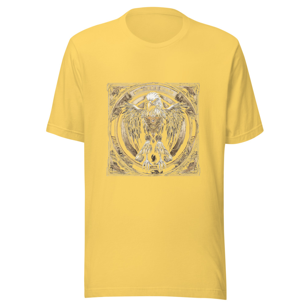 Yellow T-Shirt with print art