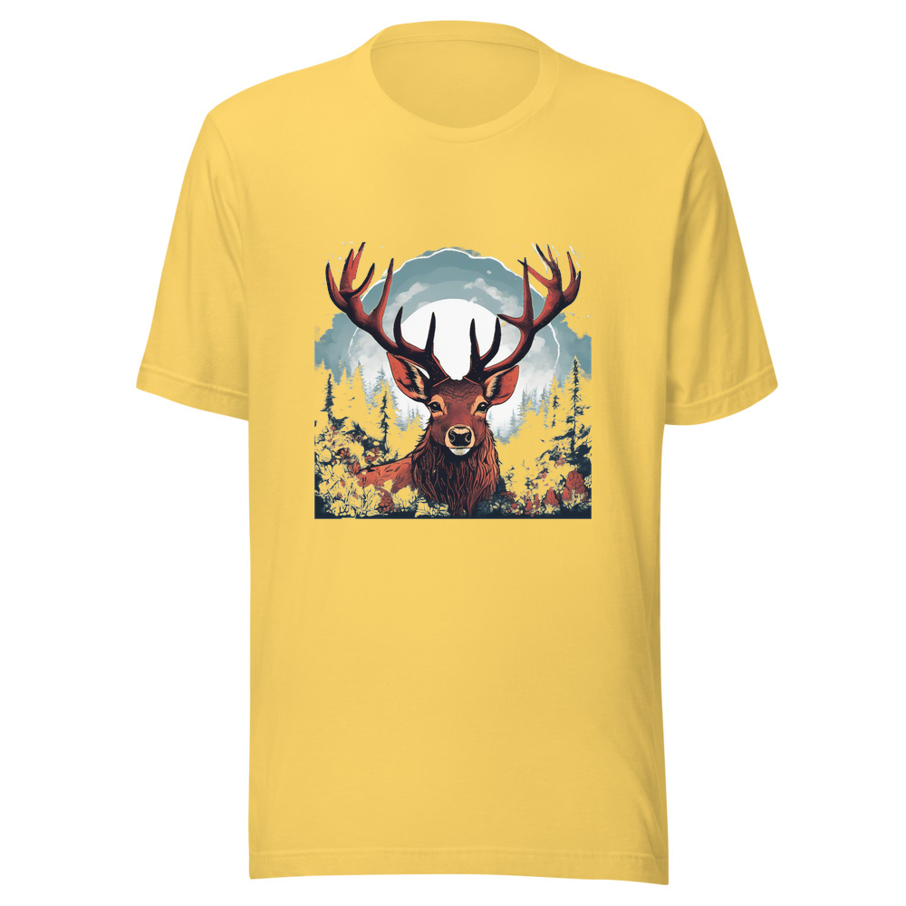 Yellow T-Shirt with print art