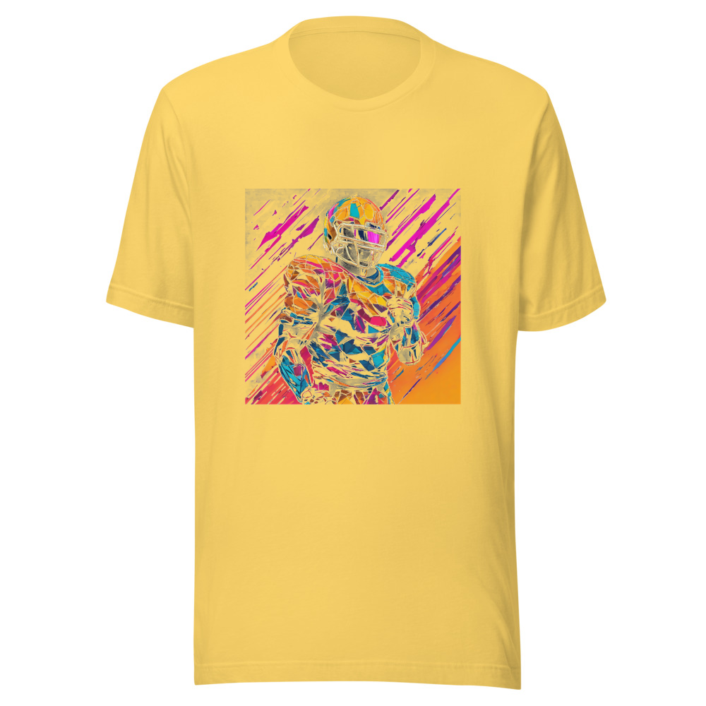 Yellow T-Shirt with print art