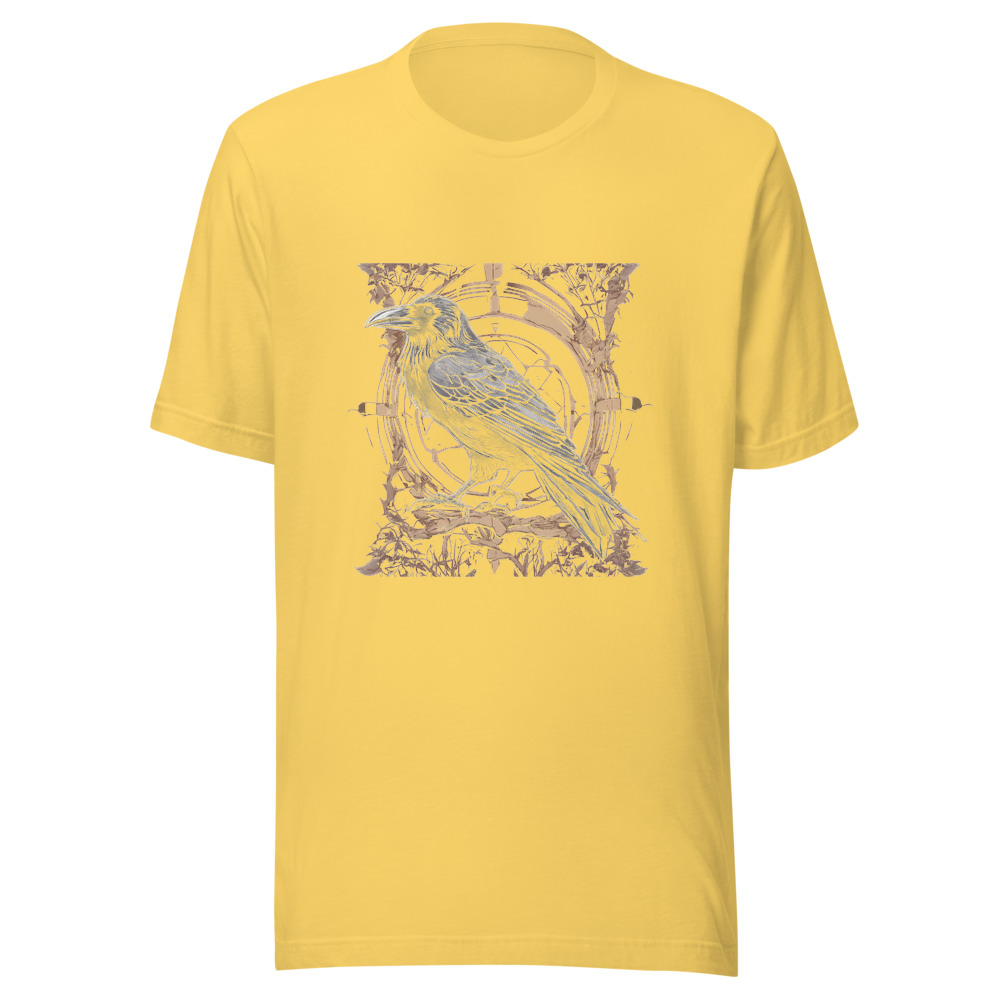Yellow T-Shirt with print art