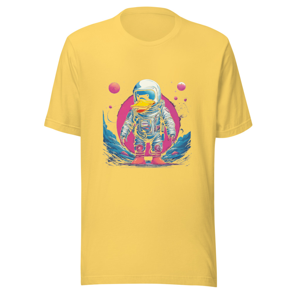 Yellow T-Shirt with print art