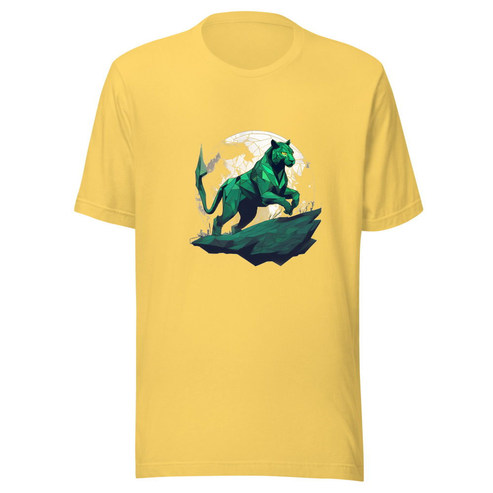 Yellow T-Shirt with print art