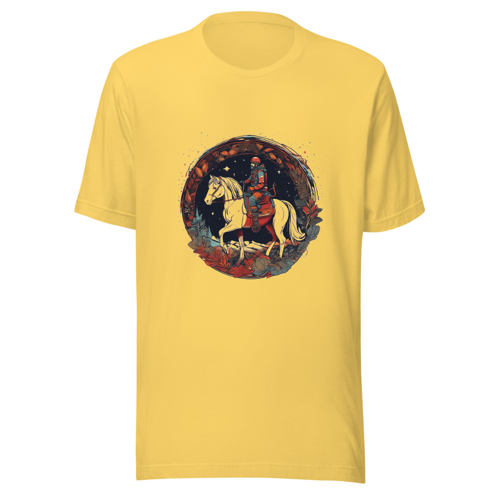Yellow T-Shirt with print art