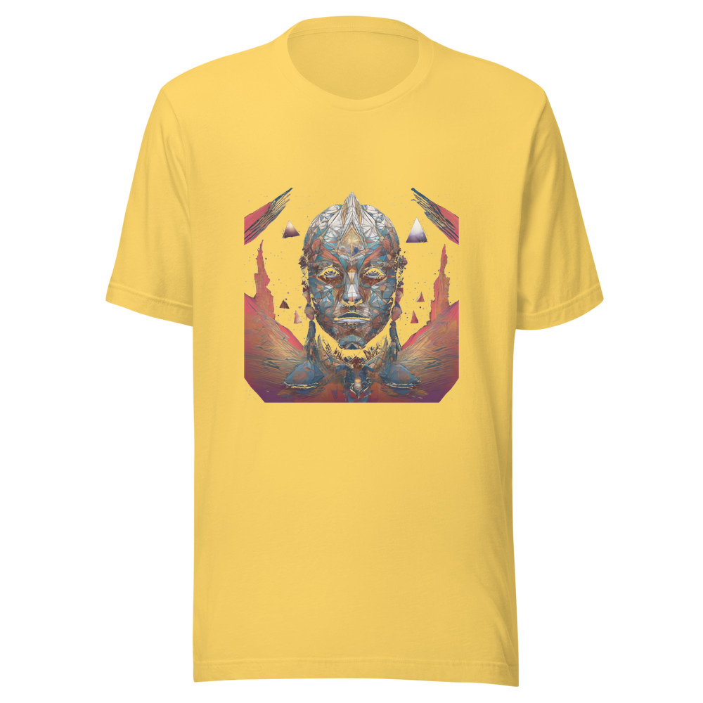 Yellow T-Shirt with print art