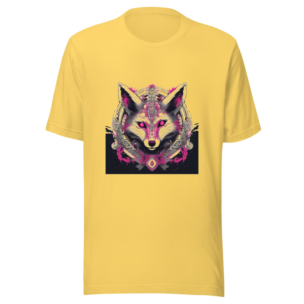 Yellow T-Shirt with print art