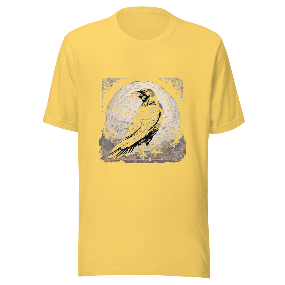 Yellow T-Shirt with print art