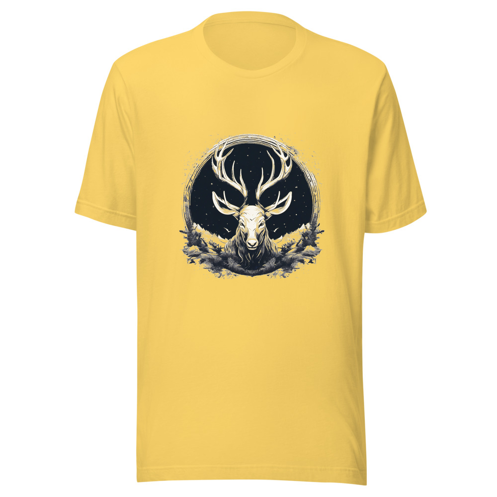 Yellow T-Shirt with print art