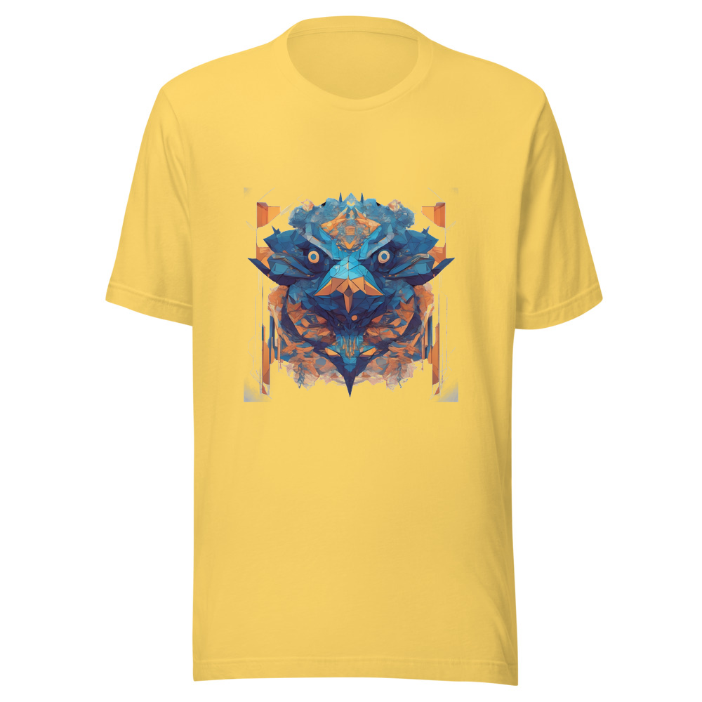 Yellow T-Shirt with print art