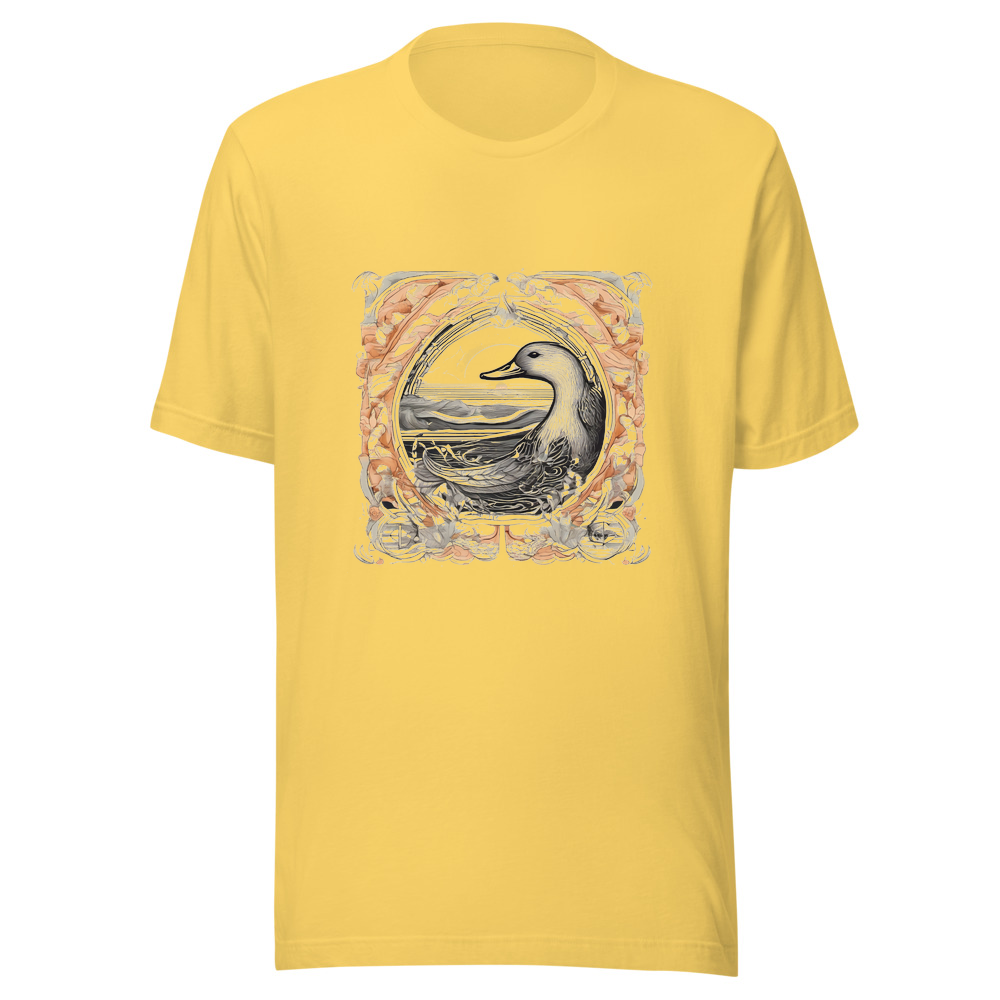 Yellow T-Shirt with print art