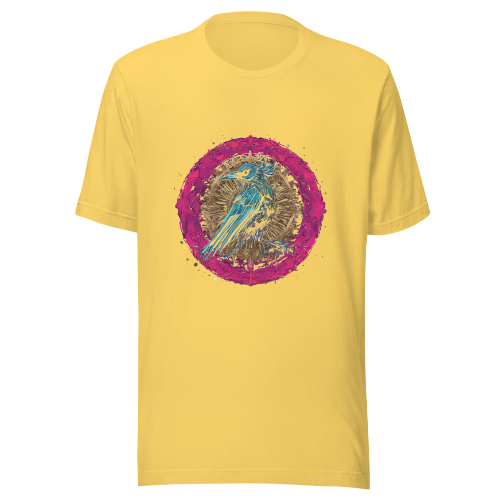 Yellow T-Shirt with print art