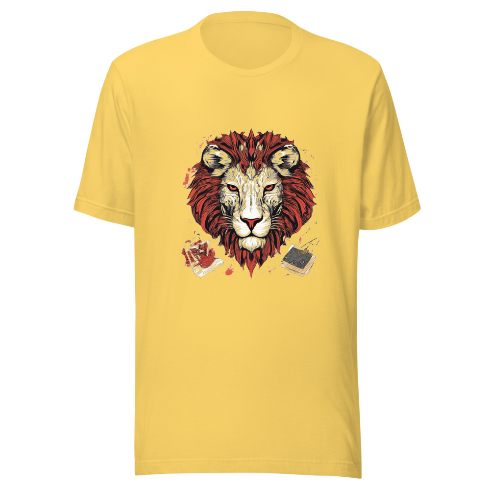 Yellow T-Shirt with print art