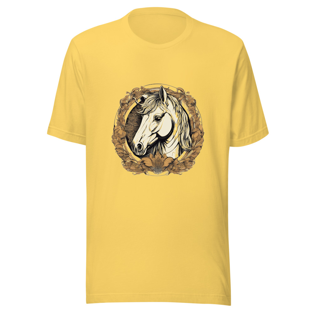 Yellow T-Shirt with print art