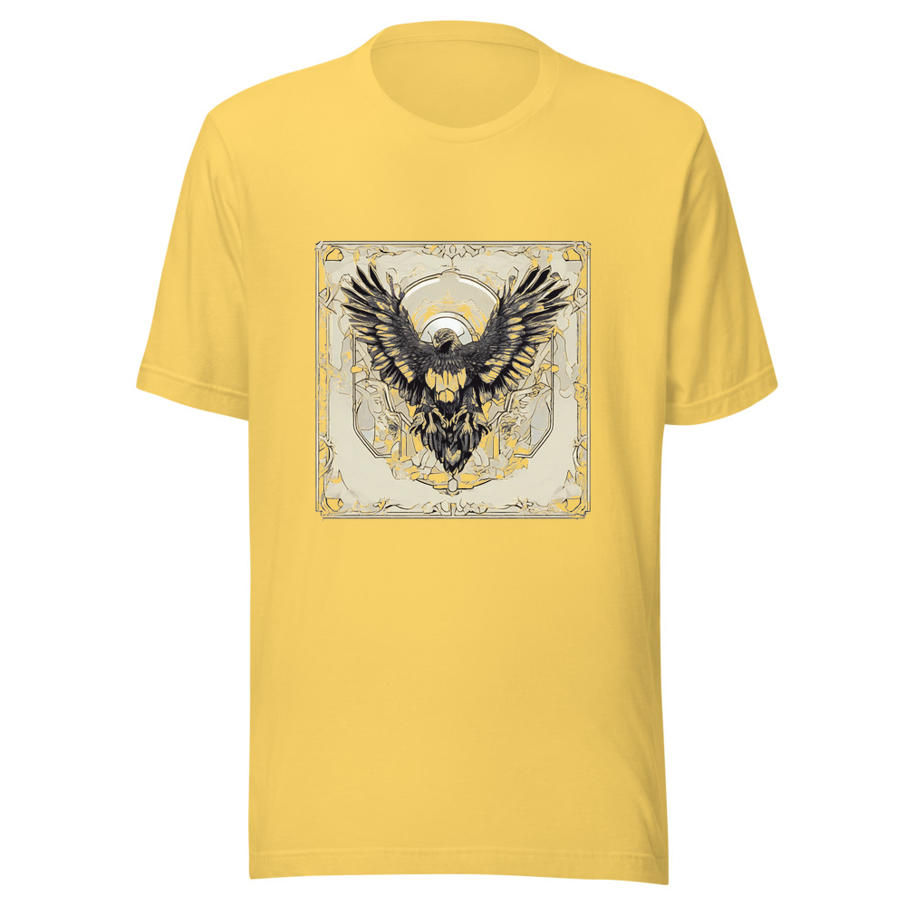 Yellow T-Shirt with print art