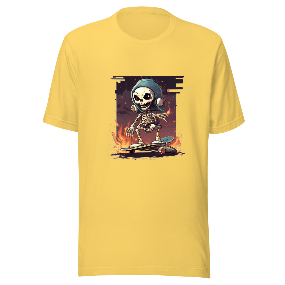 Yellow T-Shirt with print art