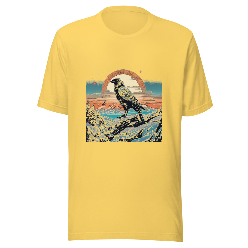 Yellow T-Shirt with print art