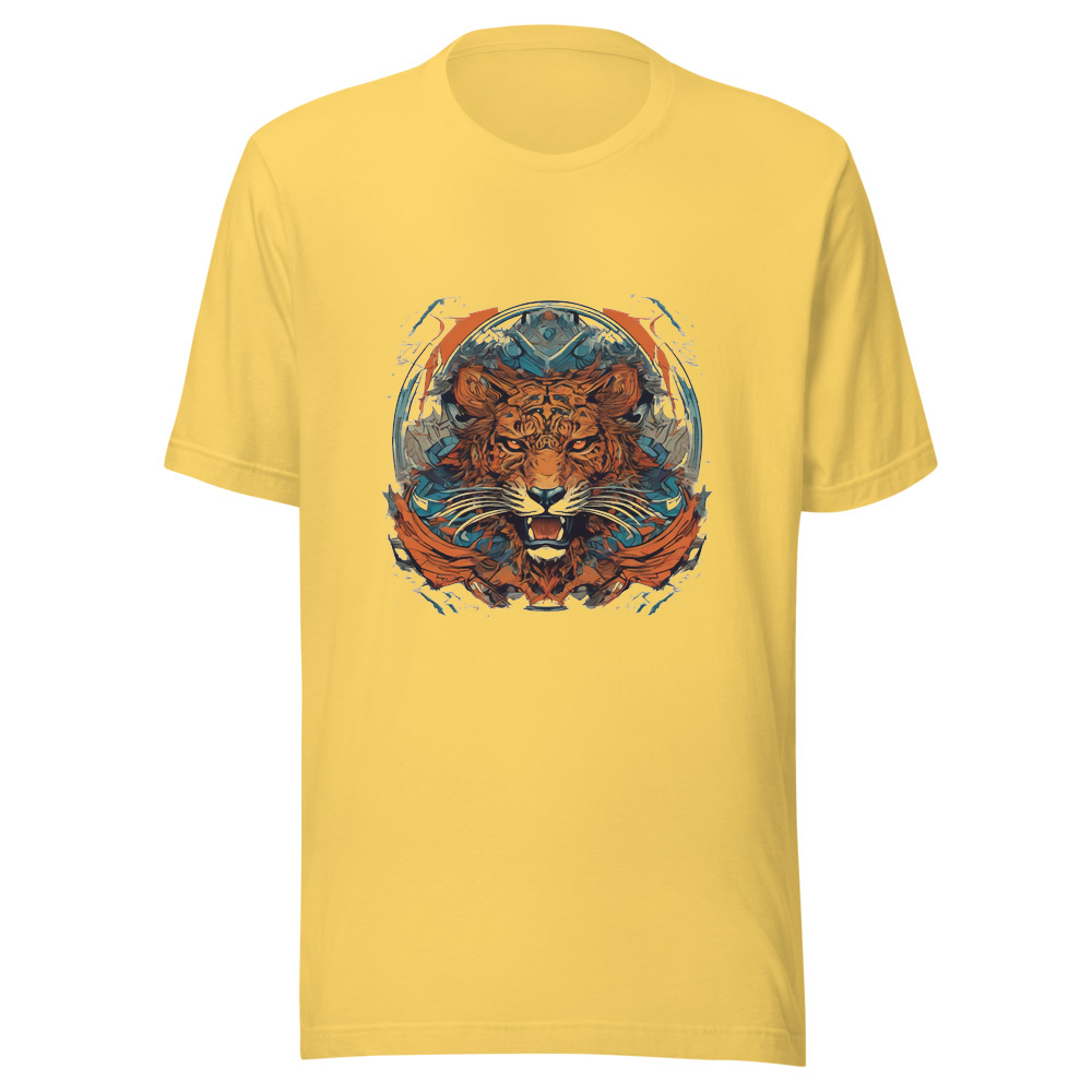 Yellow T-Shirt with print art